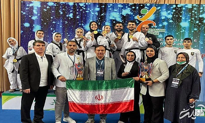 تیم ملی پاراتکواندو ایران قهرمان آسیا شد